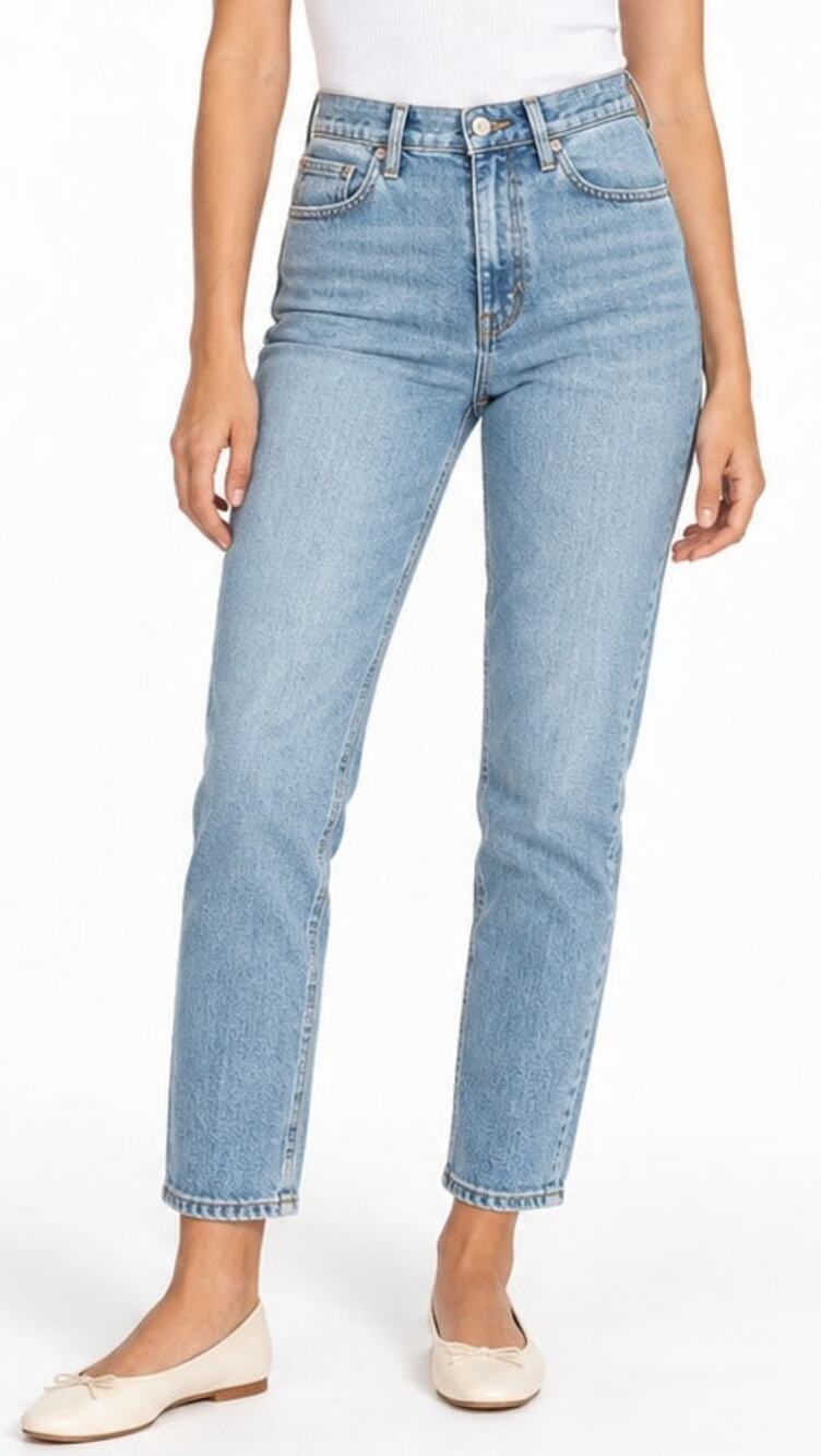 Everlane The ’90s Cheeky Jean Vintage Sunbleached Blue EUC Size 26
